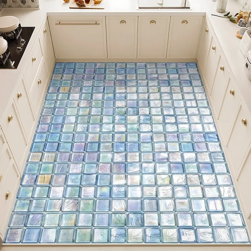 Kitchen Carpet Non-slip Waterproof and Oil-proof Floor Mat Imitation Tile Texture PVC Leather Rug Large Size Home Decoration Mat
Kitchen Carpet Non-slip Waterproof and Oil-proof Floor Mat Imitation Tile Texture PVC Leather Rug Large Size Home Decoration Mat