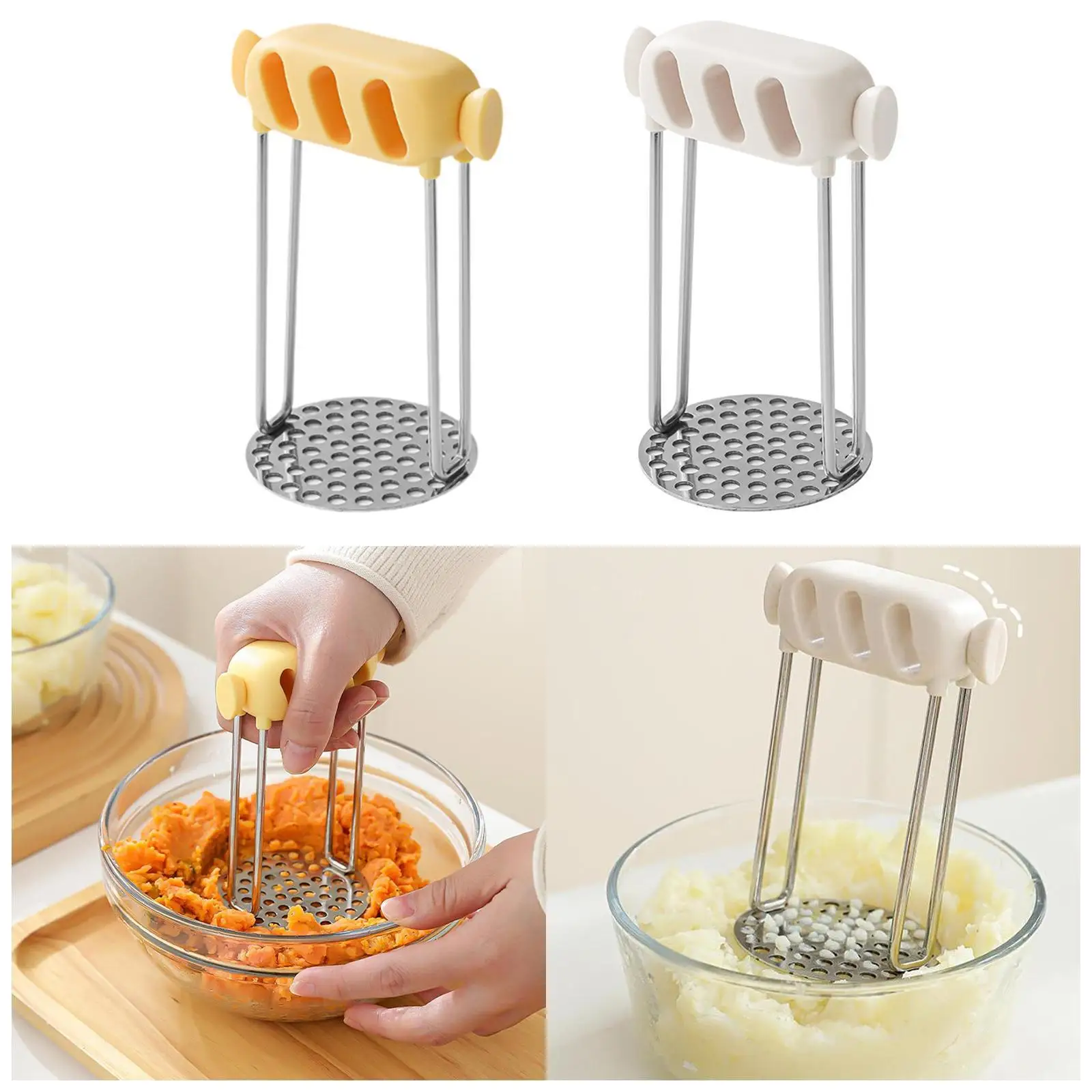 Potato Ricer Mashing Utensil Crusher Food Masher Potato Masher Potato Smasher for Vegetables Sweet Potatoes Fruits Cooking Beans
Potato Ricer Mashing Utensil Crusher Food Masher Potato Masher Potato Smasher for Vegetables Sweet Potatoes Fruits Cooking Beans