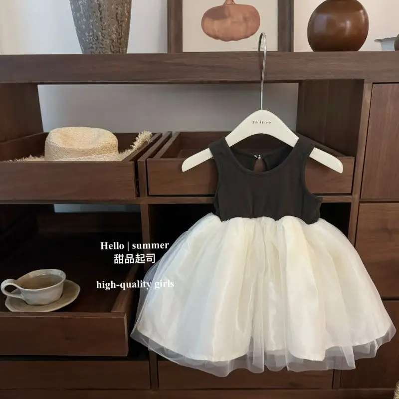 Summer Girls' Baby Dress Fashion Children's Splicing Tank Top Pony Yarn Skirt Princess Dress
Summer Girls' Baby Dress Fashion Children's Splicing Tank Top Pony Yarn Skirt Princess Dress