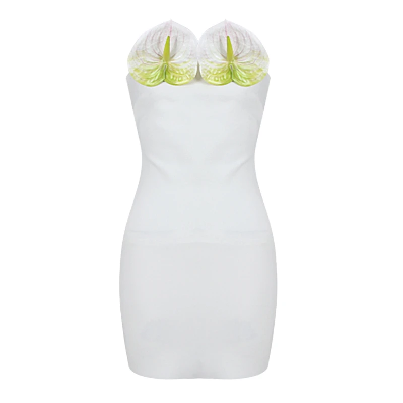 MSMUSI 2023 New Fashion Women Sexy Strapless Floral Decor Sleeveless Backless Bandage Party Club Bodycon Event Slim Mini Dress
MSMUSI 2023 New Fashion Women Sexy Strapless Floral Decor Sleeveless Backless Bandage Party Club Bodycon Event Slim Mini Dress