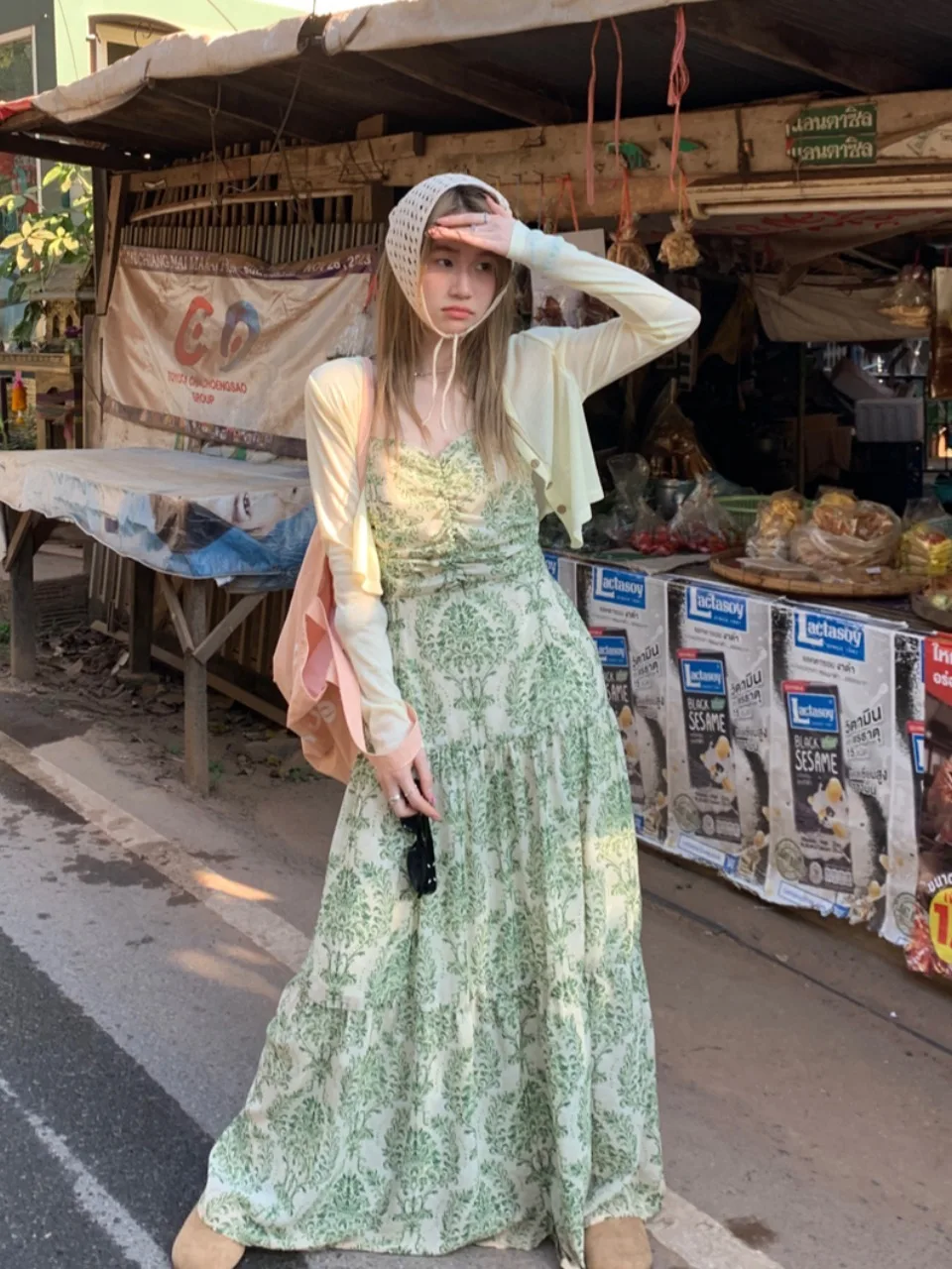 plus Size Bohemian Print Maxi Dress Summer Fashionable Green Strapless Dress Korean Style High Waist A-Line Skirt Long Dress
plus Size Bohemian Print Maxi Dress Summer Fashionable Green Strapless Dress Korean Style High Waist A-Line Skirt Long Dress