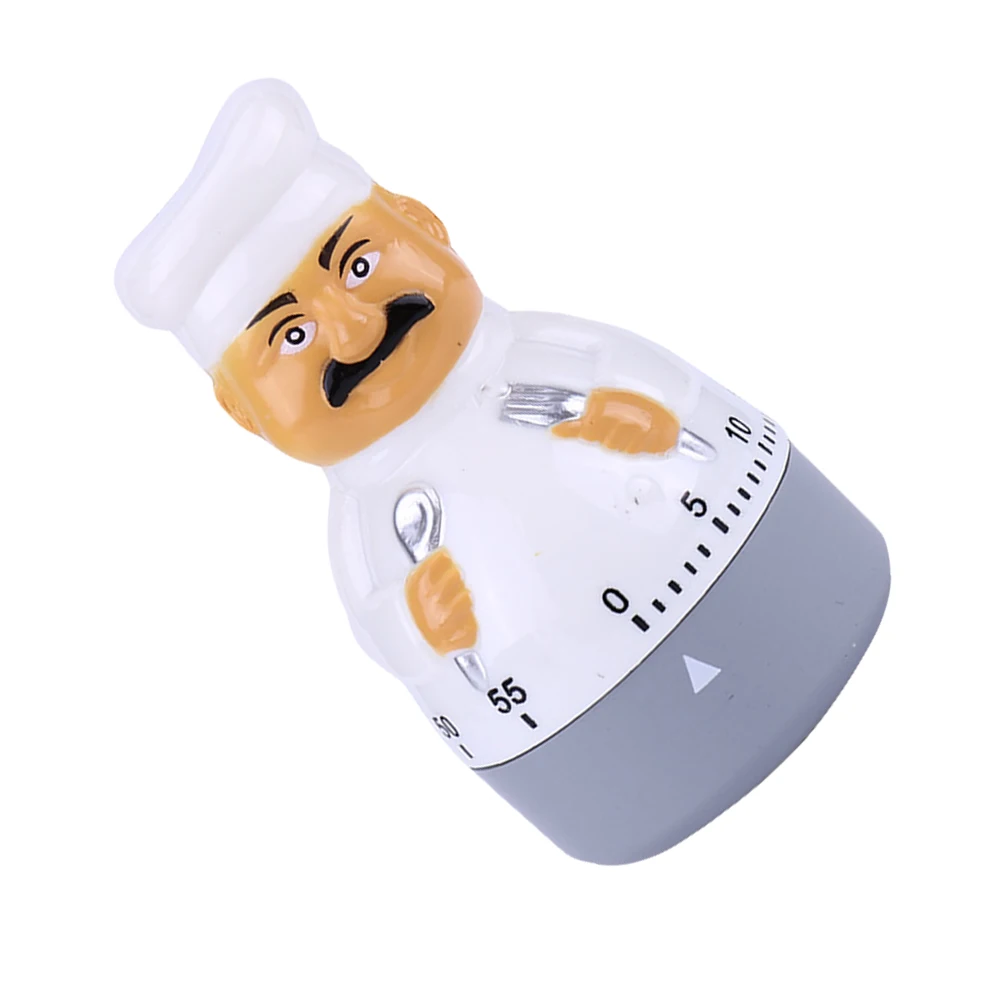 Cartoon Chef Kitchen Timer Manual Mechanical Cooking Timing Tool Accurate Scale Stable Base Environmental Protection Household
Cartoon Chef Kitchen Timer Manual Mechanical Cooking Timing Tool Accurate Scale Stable Base Environmental Protection Household