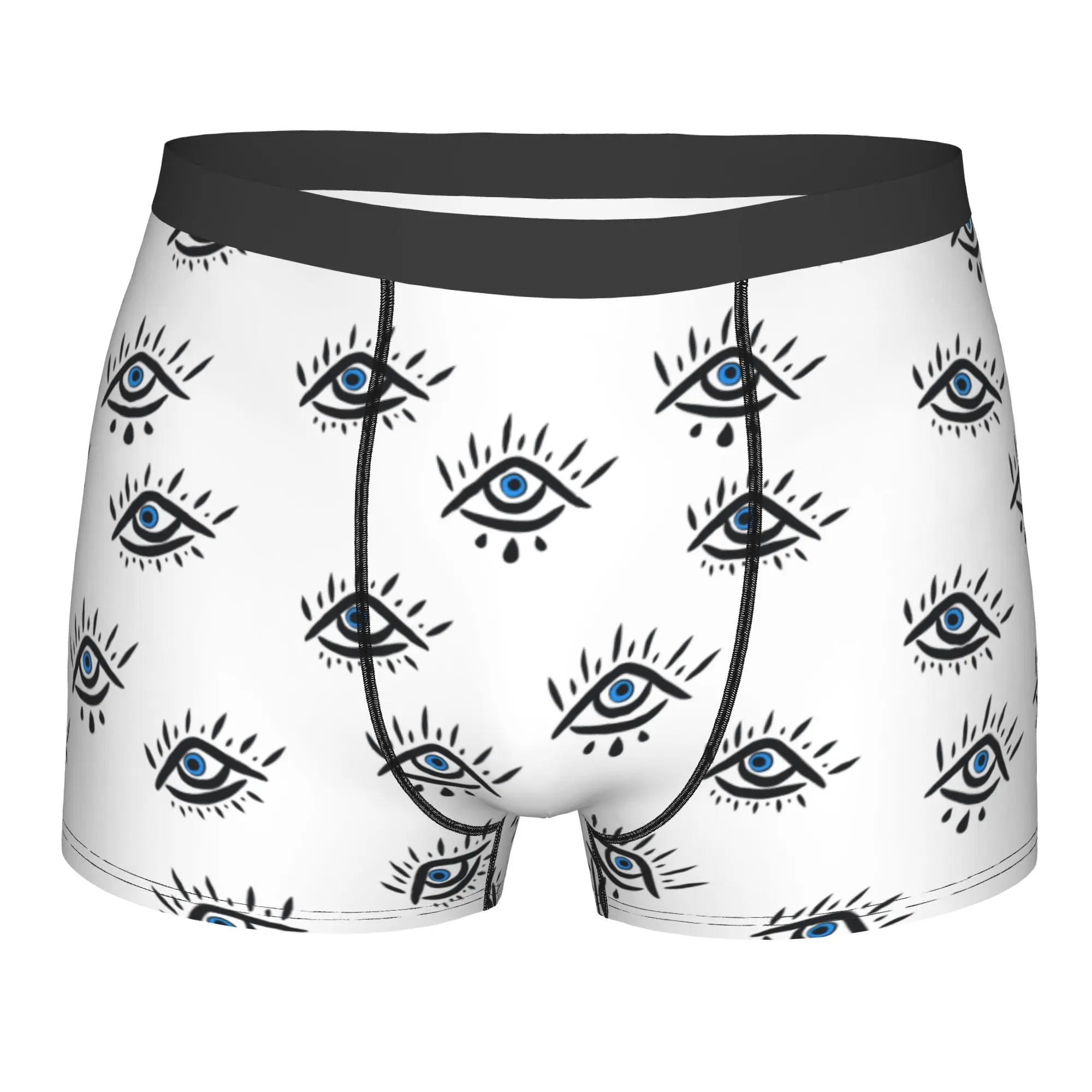 Custom Fashion Blue Nazar Evil Eye Pattern Boxers Shorts Panties Male Underpants Stretch Turkish Lucky Charm Briefs Underwear
Custom Fashion Blue Nazar Evil Eye Pattern Boxers Shorts Panties Male Underpants Stretch Turkish Lucky Charm Briefs Underwear