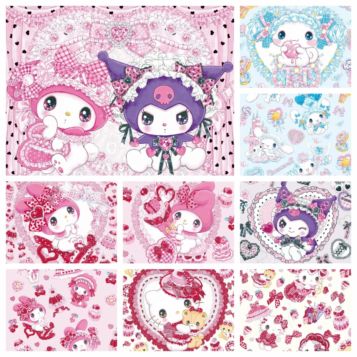 Sanrio алмазная живопись Куроми моя мелодия вышивка цветная картина маслом ручная мозаика искусство 5D детское украшение дома подарок
Sanrio алмазная живопись Куроми моя мелодия вышивка цветная картина маслом ручная мозаика искусство 5D детское украшение дома подарок