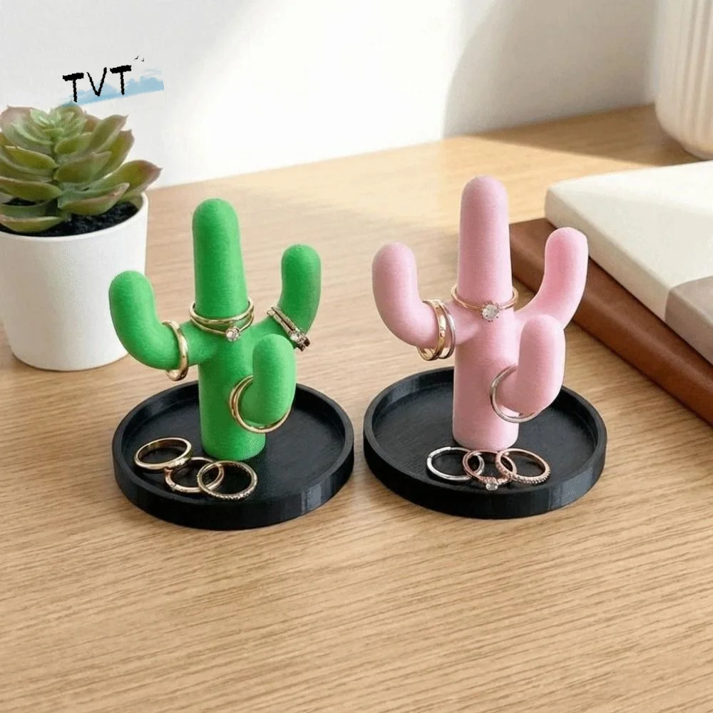 Necklace Dish Creative Cactus Ring Holder Funny Decoration Cactus Trinkets Plate Solid Color INS Bracelets Organizer Desktop Use
Necklace Dish Creative Cactus Ring Holder Funny Decoration Cactus Trinkets Plate Solid Color INS Bracelets Organizer Desktop Use