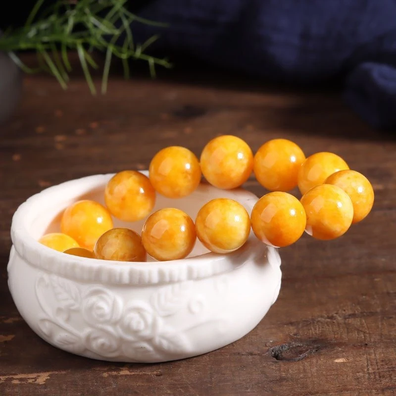 bracelet, jadeite necklace, large beads, Myanmar old mine imperial yellow, fortune-attracting gift, jadei
bracelet, jadeite necklace, large beads, Myanmar old mine imperial yellow, fortune-attracting gift, jadei