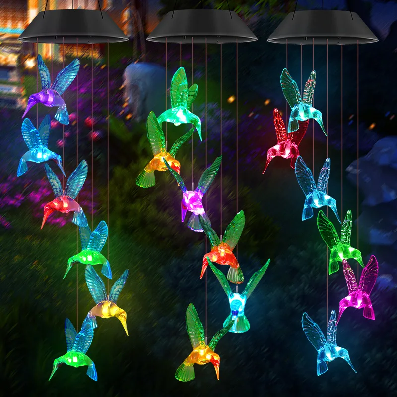 Solar Light Solar Wind Chimes Light Waterproof Outdoor Lamps Solar Hanging Lamp for Garden Decoration
Solar Light Solar Wind Chimes Light Waterproof Outdoor Lamps Solar Hanging Lamp for Garden Decoration