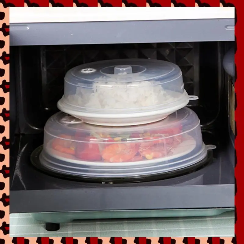 A72P 6 Pack Microwave Covers Plastic Microwave Covers Microwave Plate Covers Clear For Food With Valve
A72P 6 Pack Microwave Covers Plastic Microwave Covers Microwave Plate Covers Clear For Food With Valve