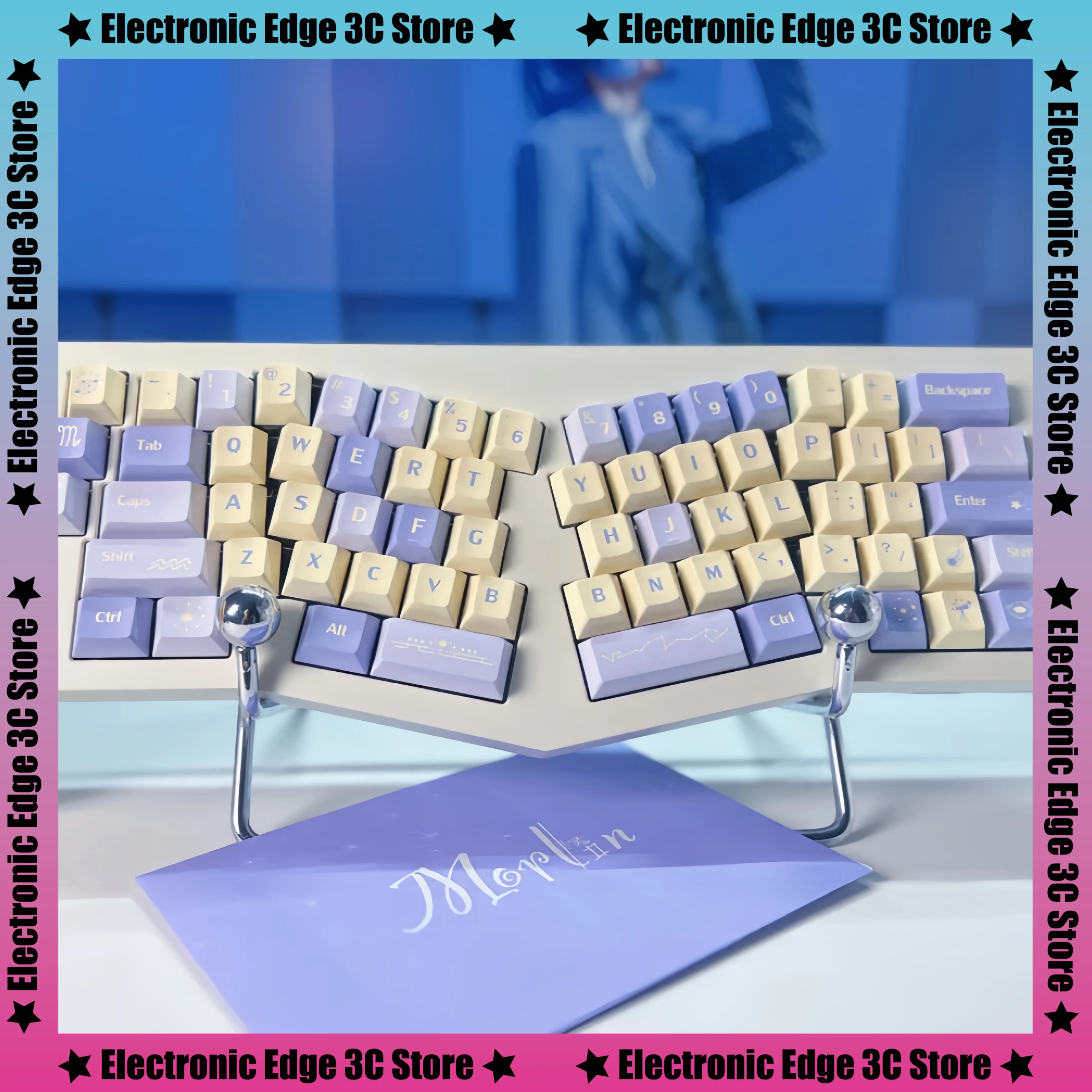 Morlin Galaxy Keycaps 150 Keys Purple Sublimation Cherry Profile Customized Mechanical Keyboard Accessories Iso Configuration
Morlin Galaxy Keycaps 150 Keys Purple Sublimation Cherry Profile Customized Mechanical Keyboard Accessories Iso Configuration 
