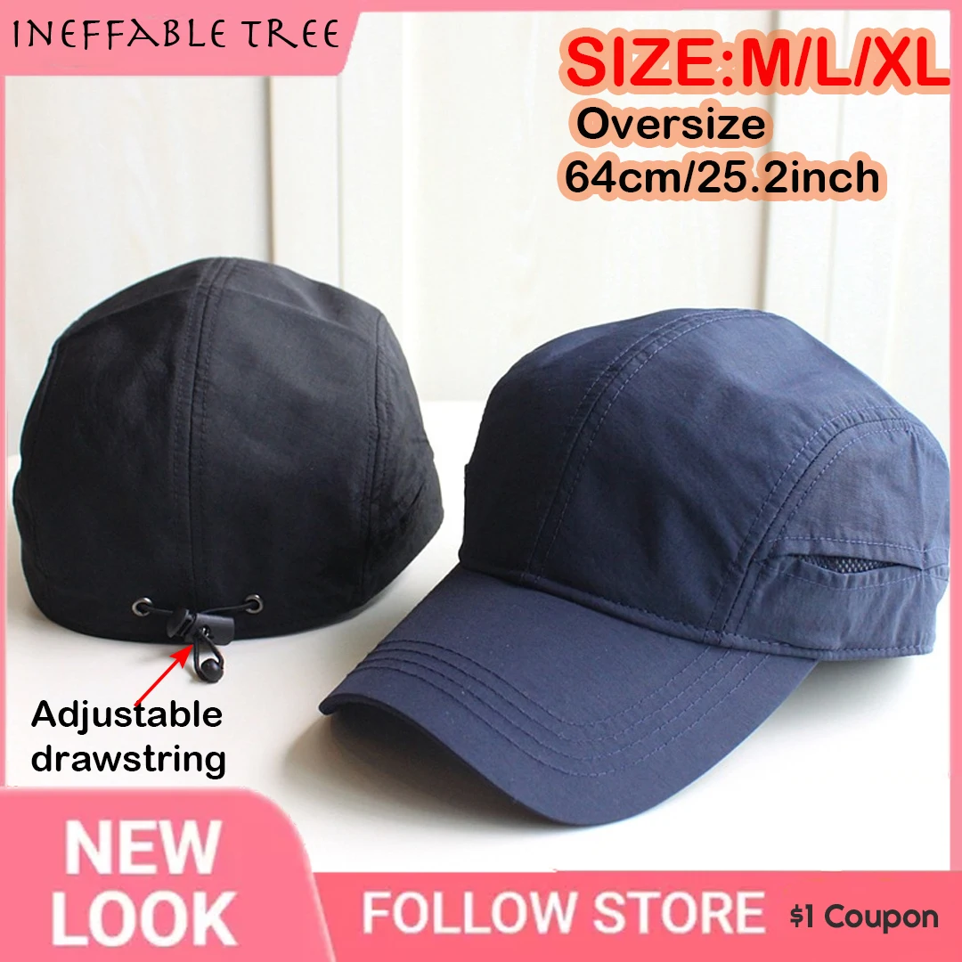 Enlarged Deepening XL Size 64cm Baseball Hat Big Head Men Quick Drying Sport Top Grade Women Sun Caps Male Drawstring Casquette
Enlarged Deepening XL Size 64cm Baseball Hat Big Head Men Quick Drying Sport Top Grade Women Sun Caps Male Drawstring Casquette
