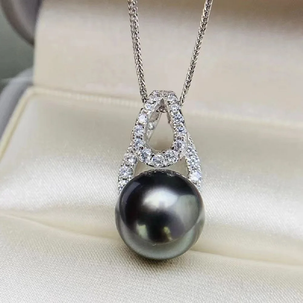 2025-Новый дизайн AAAA10-11 мм кулон из натурального таитянского жемчуга 18 дюймов-925s 
2025-Новый дизайн AAAA10-11 мм кулон из натурального таитянского жемчуга 18 дюймов-925s