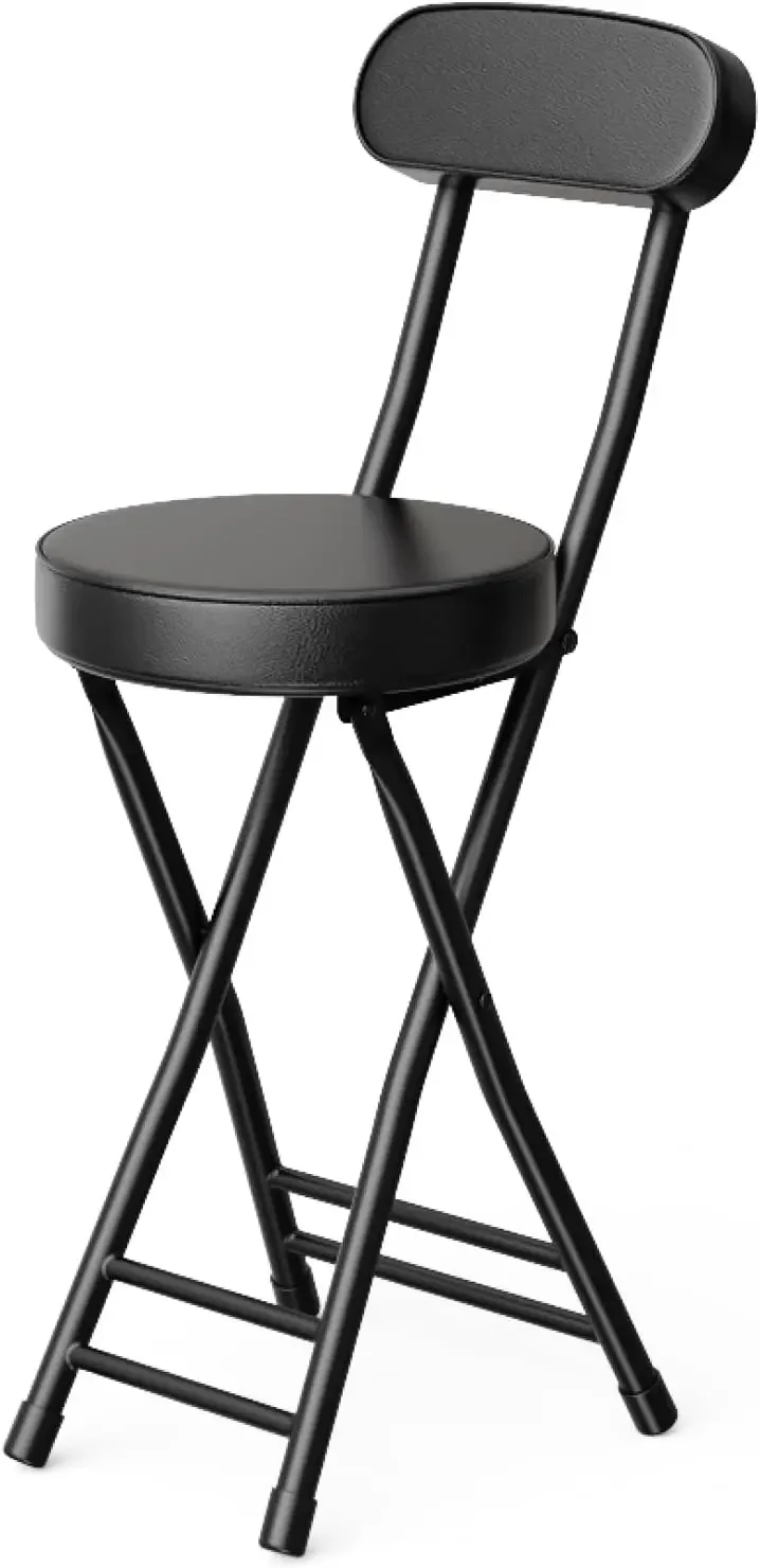 Folding Stool with Cushion, 24-Inch Heavy Duty Portable Chair for Kitchen, Camping, and Garden
Folding Stool with Cushion, 24-Inch Heavy Duty Portable Chair for Kitchen, Camping, and Garden