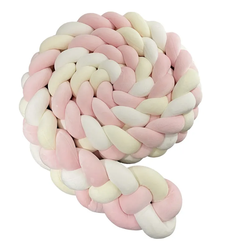 4 Strands Knotted 1M/2M/3M Baby Bed Bumper Braided Crib Bumper Cotton Knot Pillow Crib Protector Baby Decoration Room
4 Strands Knotted 1M/2M/3M Baby Bed Bumper Braided Crib Bumper Cotton Knot Pillow Crib Protector Baby Decoration Room