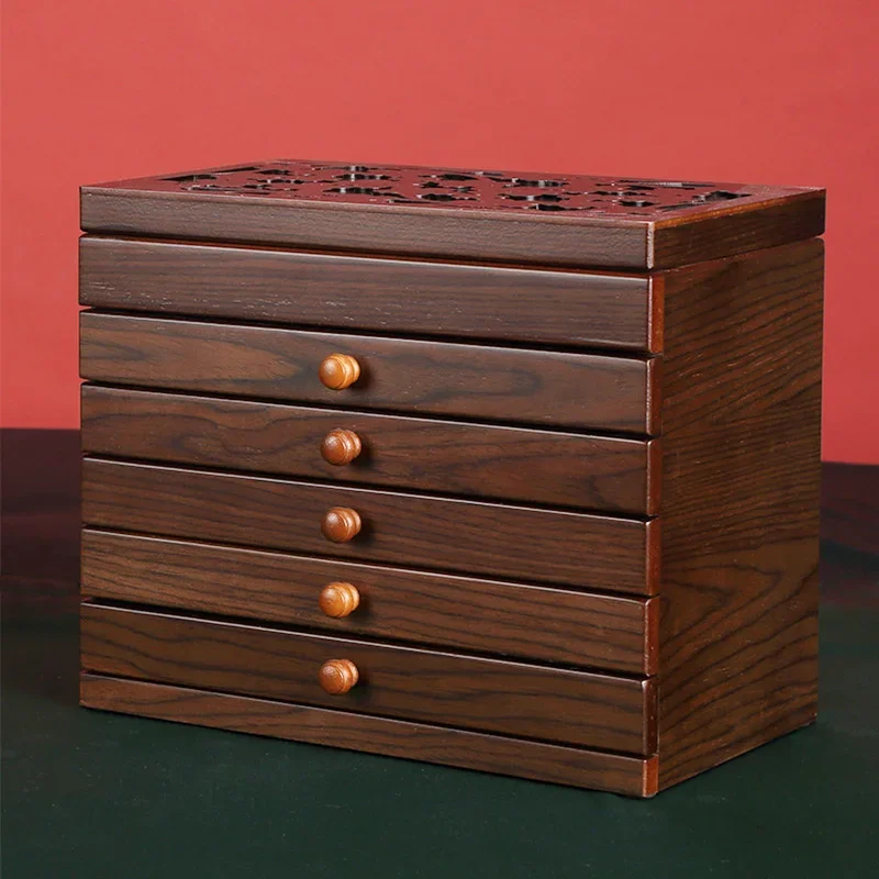 Retro Solid Wood Jewelry Box, Large Capacity Organizer, Creative Storage for Rings, Necklaces, Bracelets, Earrings.
Retro Solid Wood Jewelry Box, Large Capacity Organizer, Creative Storage for Rings, Necklaces, Bracelets, Earrings.