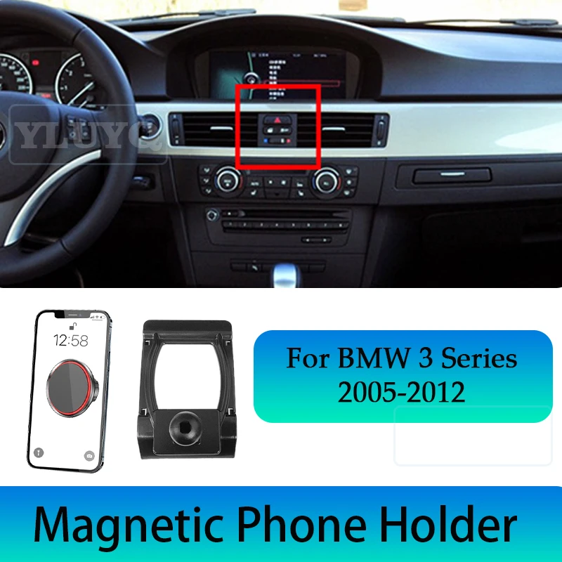 For BMW 3 Series E90 Car Phone Mount 2005-2012 Air Vent Magnetic Phone Holder New Navigation-Specific Support Bracket
For BMW 3 Series E90 Car Phone Mount 2005-2012 Air Vent Magnetic Phone Holder New Navigation-Specific Support Bracket
