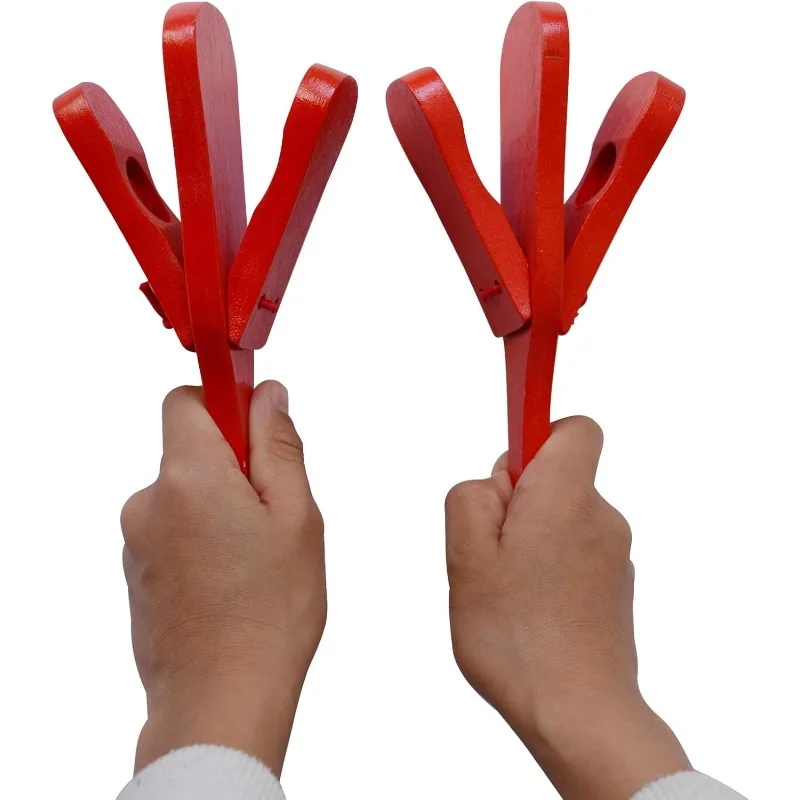 2 Pcs Professional Castanets, Single Set with Handle,Wooden Castanet Clapper Educational Musical Percussion (Red/burlywood)
2 Pcs Professional Castanets, Single Set with Handle,Wooden Castanet Clapper Educational Musical Percussion (Red/burlywood)