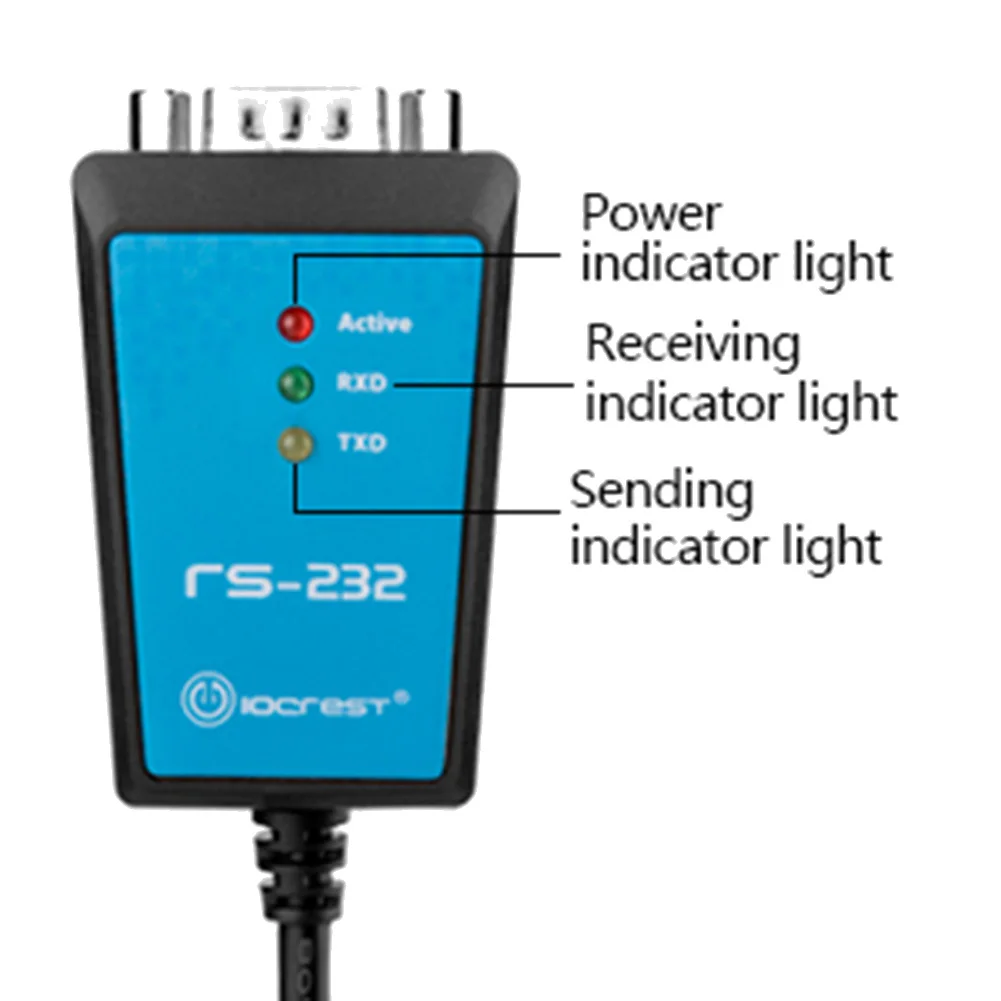 Y89A-yIOCREST Конвертер последовательного кабеля USB 2.0 в DP9 RS232 Com с магнитным кольцом и светодиодной подсветкой для промышленного применения
Y89A-yIOCREST Конвертер последовательного кабеля USB 2.0 в DP9 RS232 Com с магнитным кольцом и светодиодной подсветкой для промышленного применения