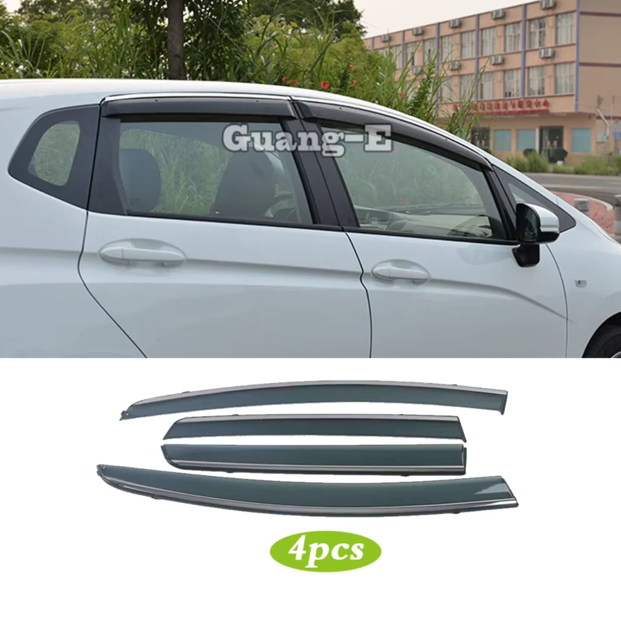 Sticker Styling Plastic Window Glass Wind Visor Rain/sun Guard Vent Parts 4pcs For Honda Fit Jazz 2014 2015 2016 2017 2018 2019
Sticker Styling Plastic Window Glass Wind Visor Rain/sun Guard Vent Parts 4pcs For Honda Fit Jazz 2014 2015 2016 2017 2018 2019