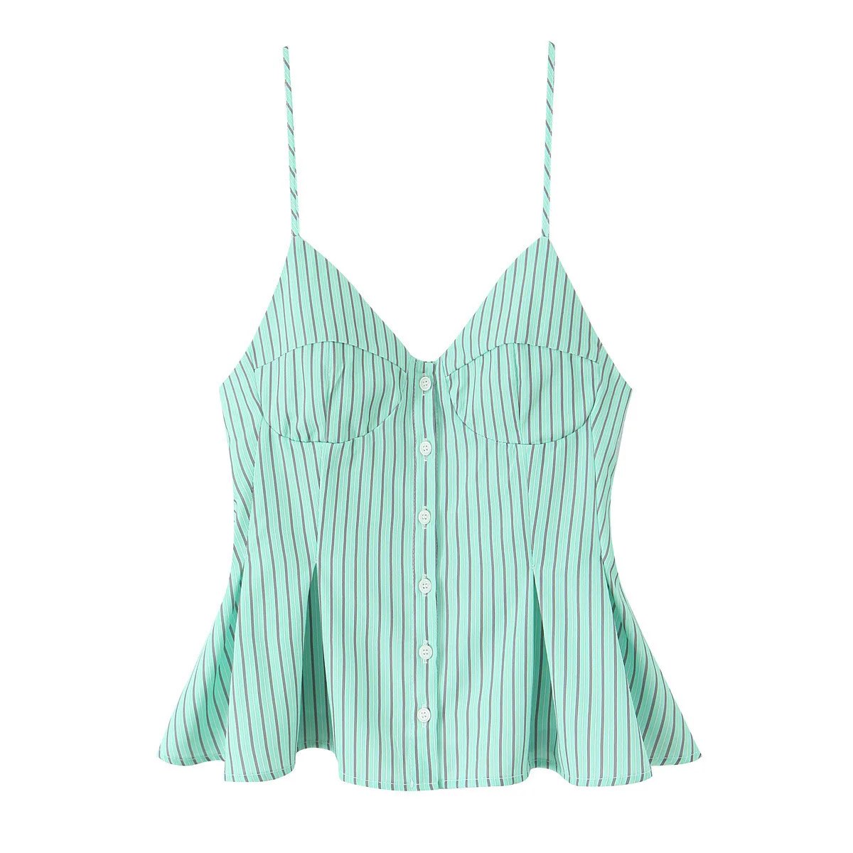 Women 2026 New Fashion Poplin Striped Backless Camisole Thin Straps V-Neck Female Chic Lady Casual Mujer Tops
Women 2026 New Fashion Poplin Striped Backless Camisole Thin Straps V-Neck Female Chic Lady Casual Mujer Tops