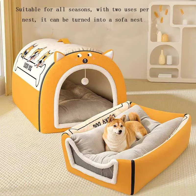 Большая кровать для собак, теплая зимняя питомник для собак, съемная моющаяся кровать для собак, палатка для глубокого сна для средних и больших собак, товары для домашних животных
Большая кровать для собак, теплая зимняя питомник для собак, съемная моющаяся кровать для собак, палатка для глубокого сна для средних и больших собак, товары для домашних животных