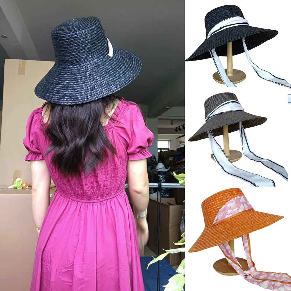 Панама с черным капюшоном Hepburn, соломенная шляпа, новинка 2023 года, однотонная летняя соломенная шляпа для мужчин и женщин, необходимая для пляжных путешествий
Панама с черным капюшоном Hepburn, соломенная шляпа, новинка 2023 года, однотонная летняя соломенная шляпа для мужчин и женщин, необходимая для пляжных путешествий