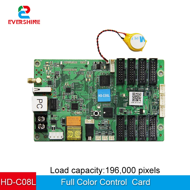 Huidu HD-C08L With WiFi 8xHUB75E Support Max 196,000 Pixels Full Color LED Display asynchronous Control Card
Huidu HD-C08L With WiFi 8xHUB75E Support Max 196,000 Pixels Full Color LED Display asynchronous Control Card