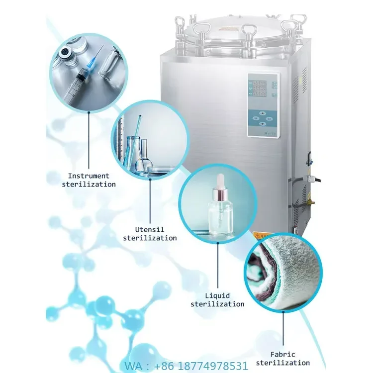 Vertical Hand Wheel Pressure Steam Sterilizer Autoclave35L 50L 75L 100L 120L 150L Automatic
Vertical Hand Wheel Pressure Steam Sterilizer Autoclave35L 50L 75L 100L 120L 150L Automatic