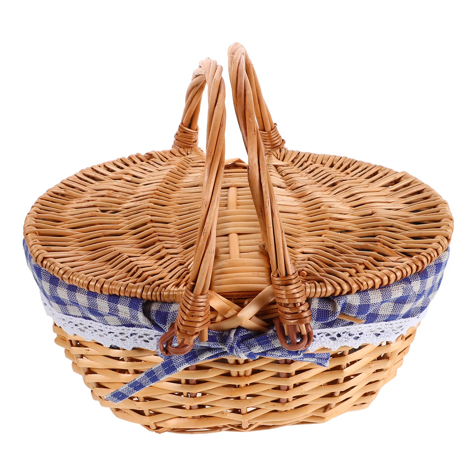 Kids Picnic Basket Handwoven Rattan Wicker Hamper For Pretend Play Strawberry Picking Portable Snack Storage Basket
Kids Picnic Basket Handwoven Rattan Wicker Hamper For Pretend Play Strawberry Picking Portable Snack Storage Basket