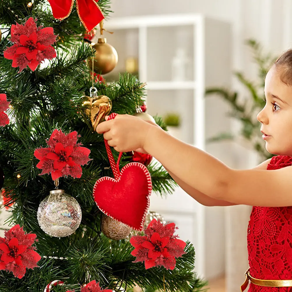 12Pcs Christmas Simulation Flower Decor Exquisite Imitation Flower Decoration for Xmas Tree Home Party Celebration
12Pcs Christmas Simulation Flower Decor Exquisite Imitation Flower Decoration for Xmas Tree Home Party Celebration