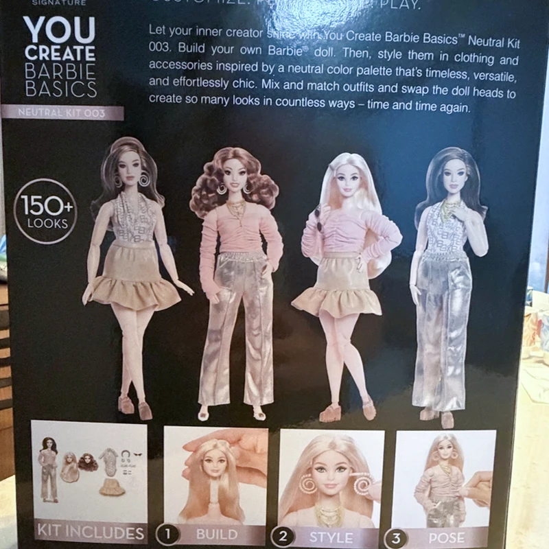 Barbie Signature Barbie Doll You Create Basics Chic Fashion Mix And Match 150 Looks Adult Collection Premium Gift For Collector
Barbie Signature Barbie Doll You Create Basics Chic Fashion Mix And Match 150 Looks Adult Collection Premium Gift For Collector