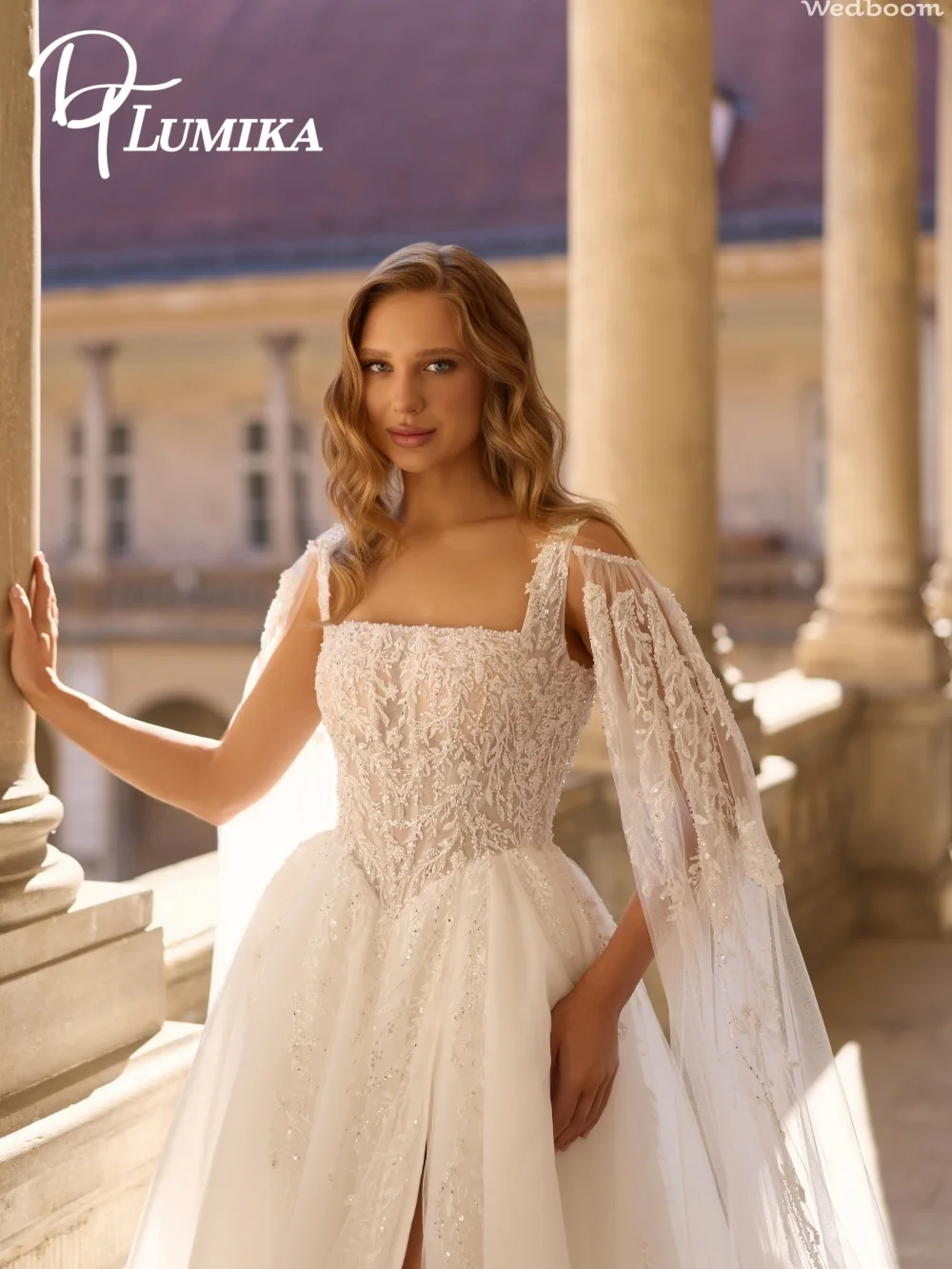 Romantic Beaded Wedding Dress 2026 Exquisite Applique Bridal Dress Charming A Line Bridal Gown For Wedding Party
Romantic Beaded Wedding Dress 2026 Exquisite Applique Bridal Dress Charming A Line Bridal Gown For Wedding Party