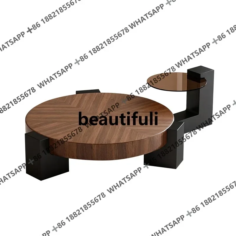 XМинималистская комбинация журнального столика, домашняя гостиная, отель, круглый журнальный столик из массива углеродистой стали
XМинималистская комбинация журнального столика, домашняя гостиная, отель, круглый журнальный столик из массива углеродистой стали