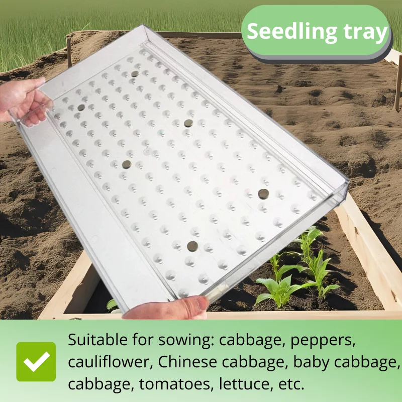 Clear Acrylic Seeder Plate High Precision Vegetable Seed Sower for Seedling Trays,For celery
Clear Acrylic Seeder Plate High Precision Vegetable Seed Sower for Seedling Trays,For celery