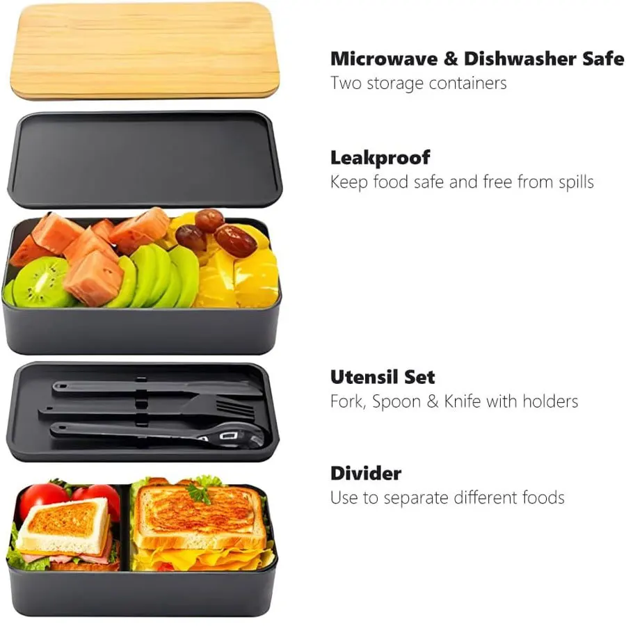 Штабелируемый ланч-бокс Bento большой емкости с изолированной сумкой, разделенные отсеки для микроволновой печи для офисных работников и студентов
Штабелируемый ланч-бокс Bento большой емкости с изолированной сумкой, разделенные отсеки для микроволновой печи для офисных работников и студентов