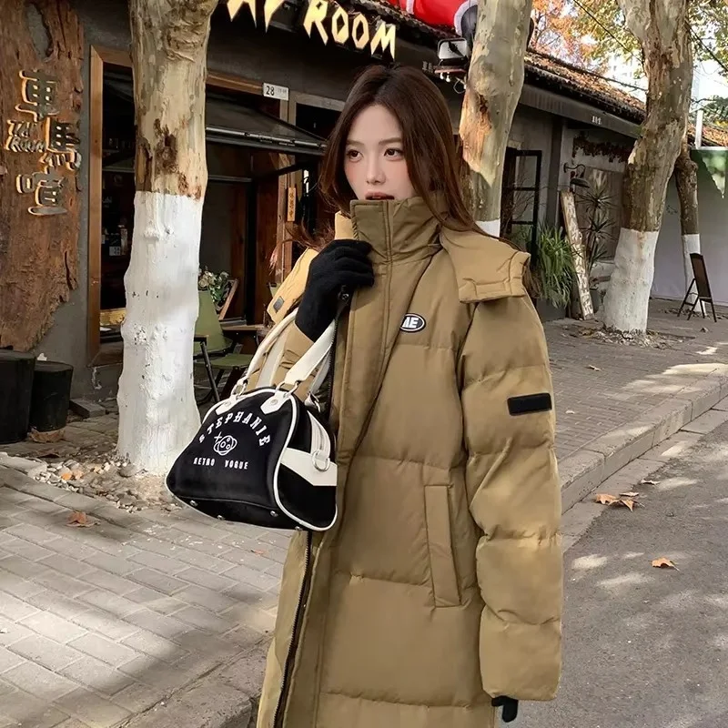 Winter New 2025 Over The Knee Elegant Women's down Cotton Padded Outerwear Loose Short Temperament Versatile Ladies Parka Coat
Winter New 2025 Over The Knee Elegant Women's down Cotton Padded Outerwear Loose Short Temperament Versatile Ladies Parka Coat