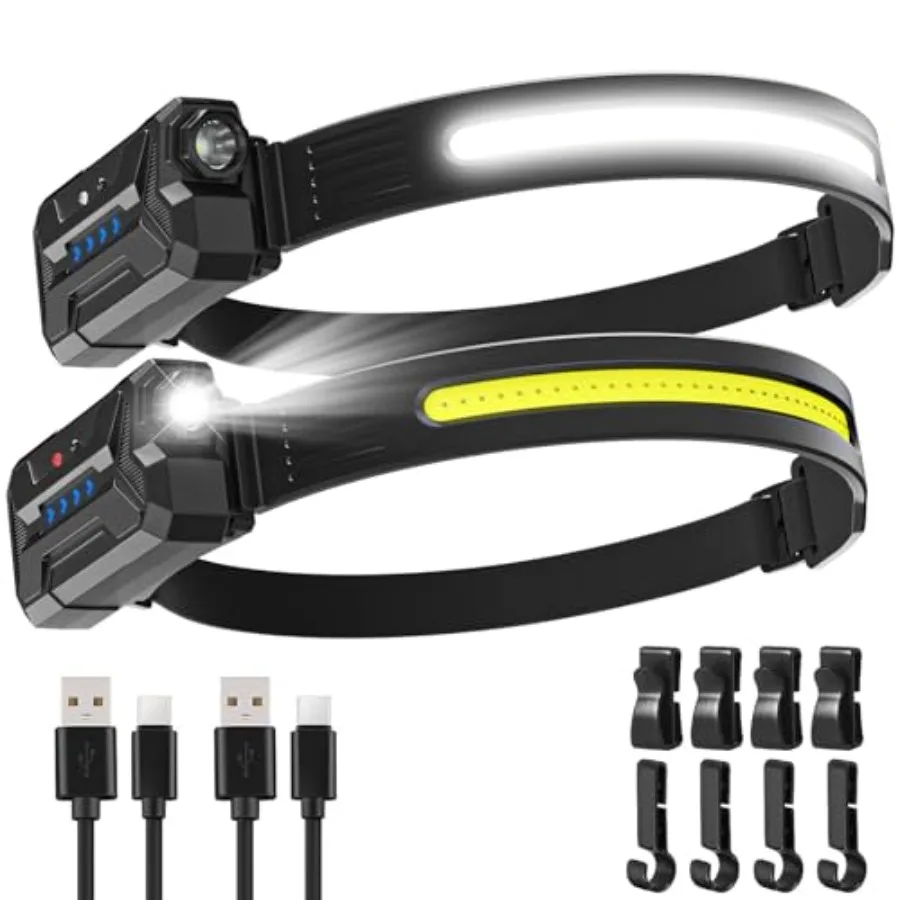 Headlamp Rechargeable LED Super Bright 230° Wide Beam Head Lamps Rechargeable LED Head Lamp Waterproof Lightweight Headlamp for
Headlamp Rechargeable LED Super Bright 230° Wide Beam Head Lamps Rechargeable LED Head Lamp Waterproof Lightweight Headlamp for