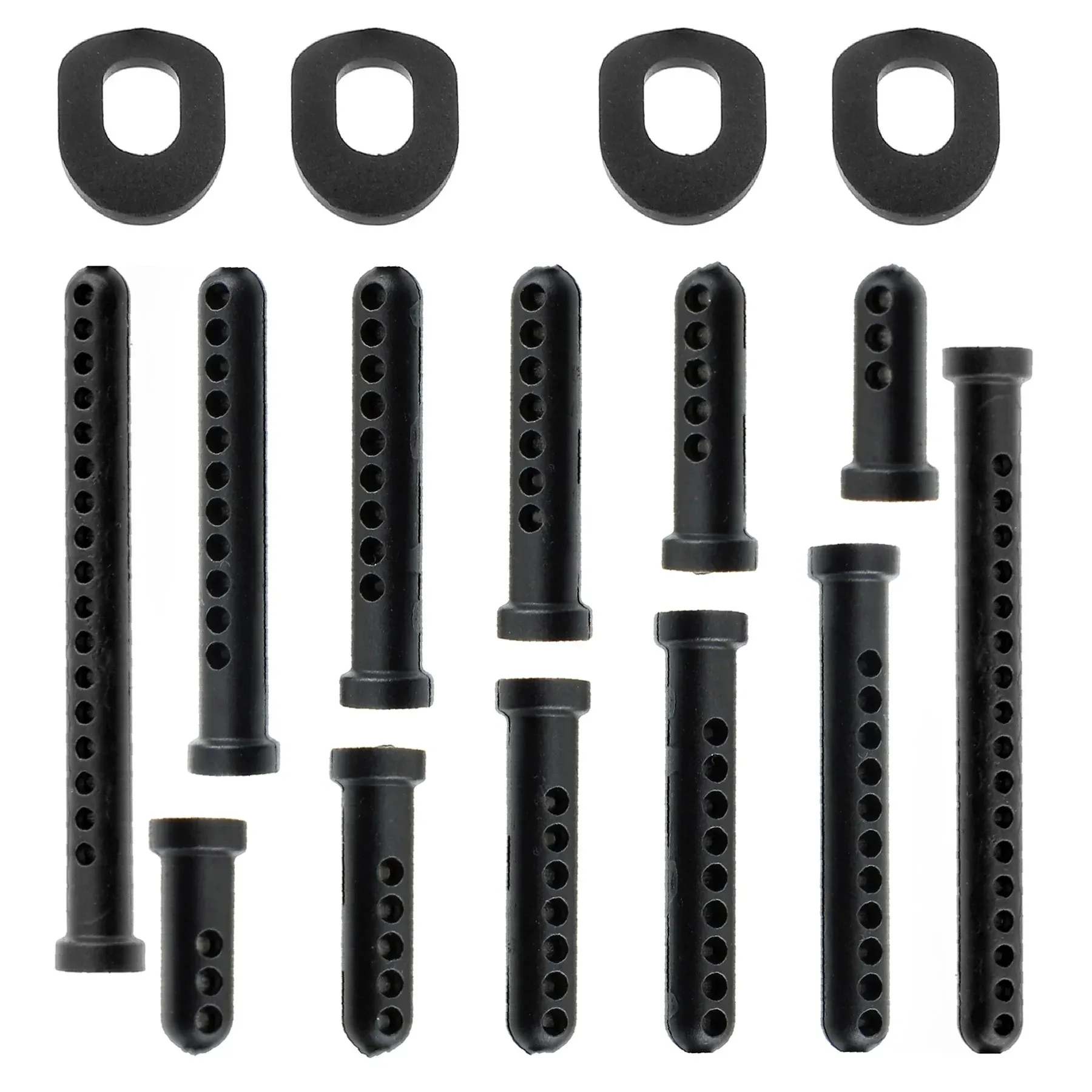 Универсальный комплект креплений для кузова радиоуправляемых моделей автомобилей масштаба 1/12, 1/14, 1/16, 1/18, держатели для крепления кузова, детали для модернизации
Универсальный комплект креплений для кузова радиоуправляемых моделей автомобилей масштаба 1/12, 1/14, 1/16, 1/18, держатели для крепления кузова, детали для модернизации