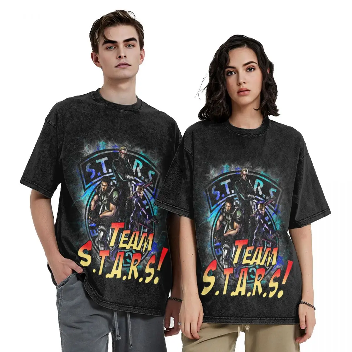 TEAM STARS! MVC3 edition! Albert, WESKER, Jill VALENTINE and Chris REDFIELD T-Shirt affliction shirts men graphic t shirts
TEAM STARS! MVC3 edition! Albert, WESKER, Jill VALENTINE and Chris REDFIELD T-Shirt affliction shirts men graphic t shirts