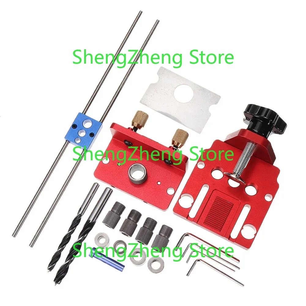 Drillpro Aluminum Alloy X400 3 In 1 Woodworking Dowelling Jig Drill Guide Kit Locator Pocket Hole Jig for Furniture Fast
Drillpro Aluminum Alloy X400 3 In 1 Woodworking Dowelling Jig Drill Guide Kit Locator Pocket Hole Jig for Furniture Fast