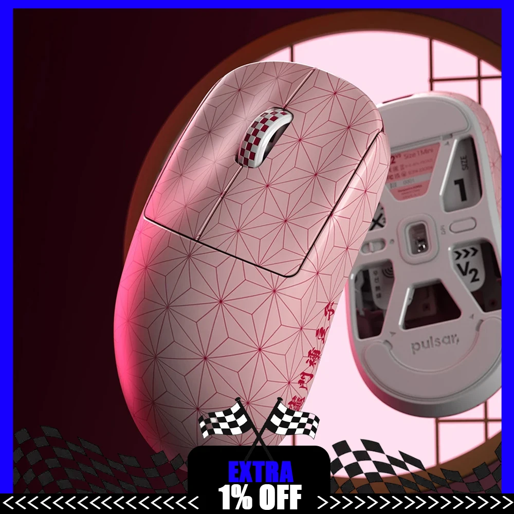 Pulsar Demon Slayer X2V2 X2V2Mini X2H X2A Mouse Dual Mode Wireless Mouse Support 4000Hz Paw3395 Gaming Mice PC Accessories
Pulsar Demon Slayer X2V2 X2V2Mini X2H X2A Mouse Dual Mode Wireless Mouse Support 4000Hz Paw3395 Gaming Mice PC Accessories
