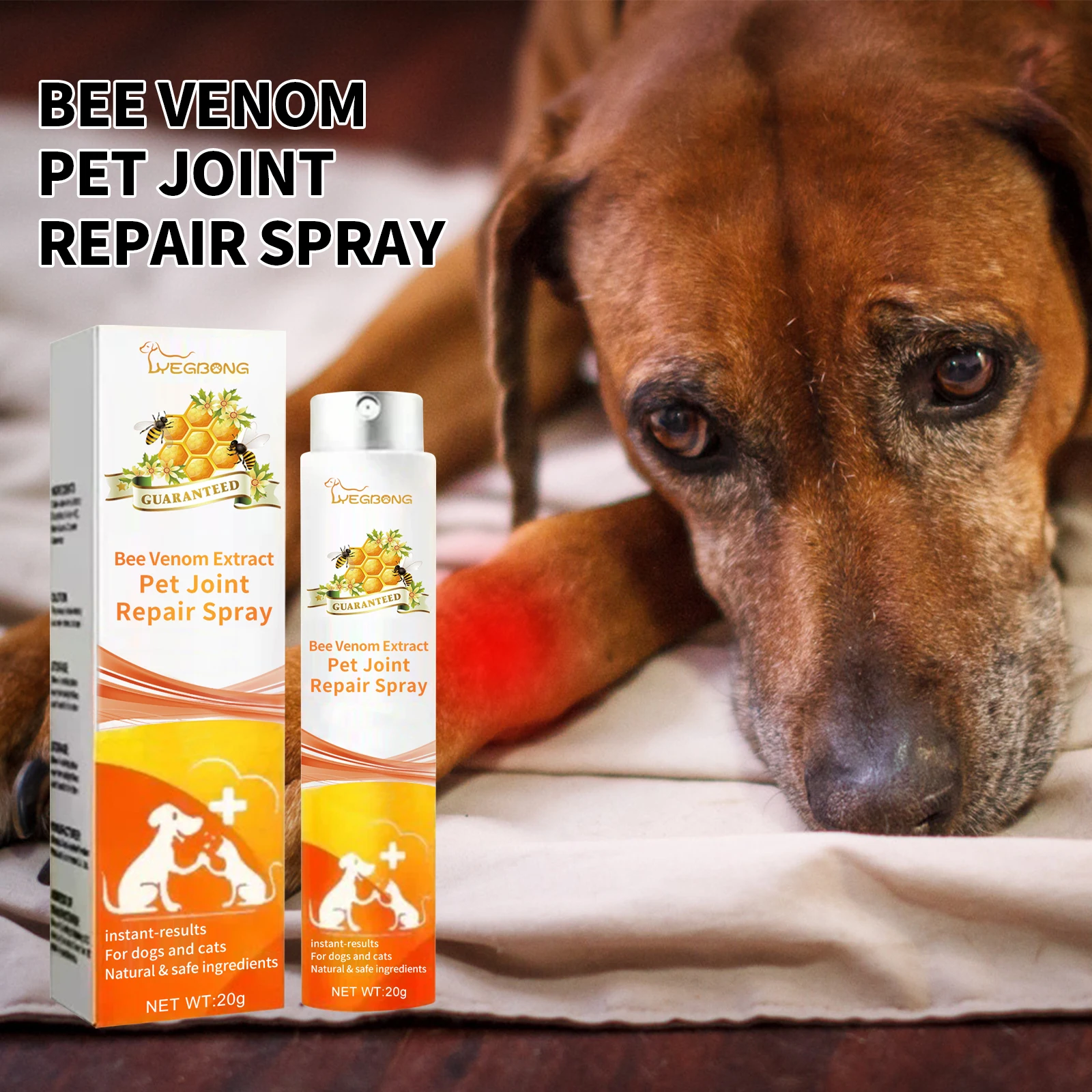 Yegbong Repair To Relieve Pet Joint Discomfort And Muscle Weakness Pet Joint Care Spray
Yegbong Repair To Relieve Pet Joint Discomfort And Muscle Weakness Pet Joint Care Spray