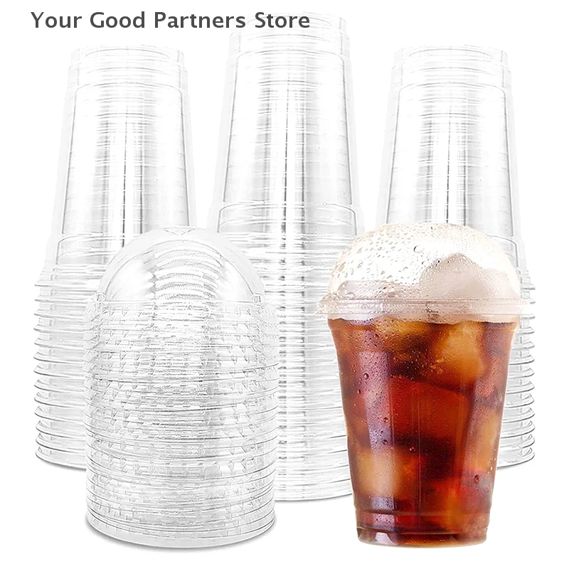100pcs Fruit Juice Milk Tea Drink Ice Cream Dessert Cups With Lid Cold Beverage Disposable Clear Plastic Iced Coffee Cups
100pcs Fruit Juice Milk Tea Drink Ice Cream Dessert Cups With Lid Cold Beverage Disposable Clear Plastic Iced Coffee Cups