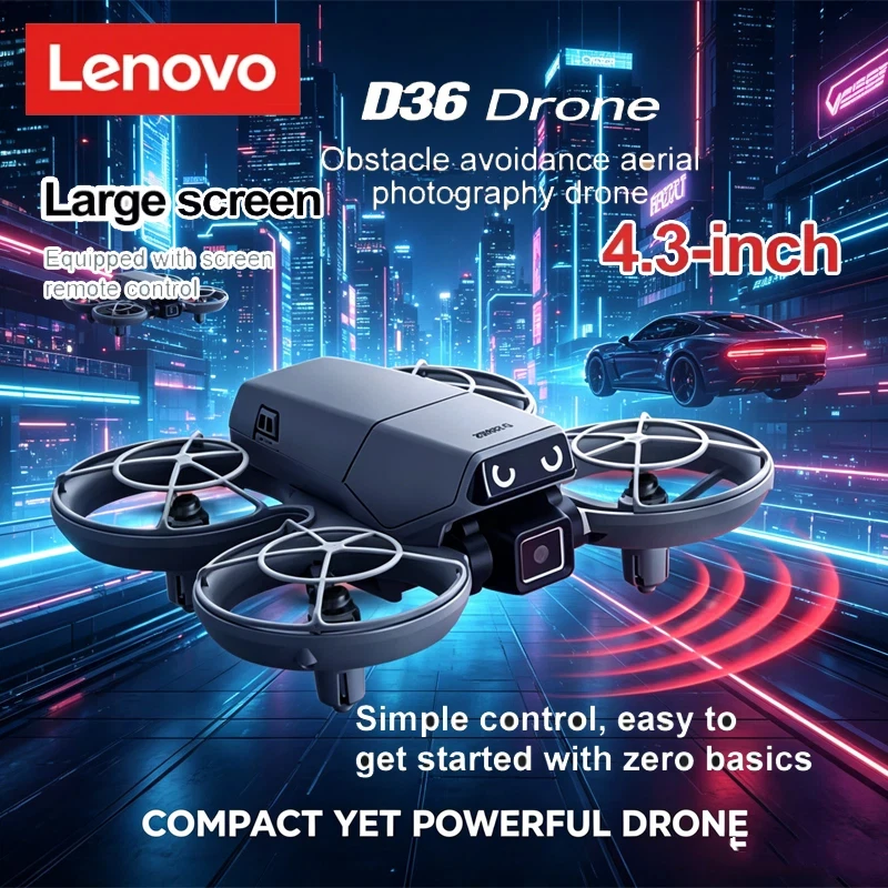 Lenovo D36 Drone 4K/8K Dual Camera 5G GPS Stable Hovering Brushless Motor Foldable Portable for Aerial Photography & Outdoor Use
Lenovo D36 Drone 4K/8K Dual Camera 5G GPS Stable Hovering Brushless Motor Foldable Portable for Aerial Photography & Outdoor Use