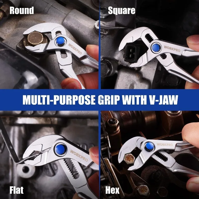 28mm Opening Mini Water Pump Pliers Quick Adjustable Pipe Plier Thickened Portable Household Multifunctional Repair Tool Durable
28mm Opening Mini Water Pump Pliers Quick Adjustable Pipe Plier Thickened Portable Household Multifunctional Repair Tool Durable