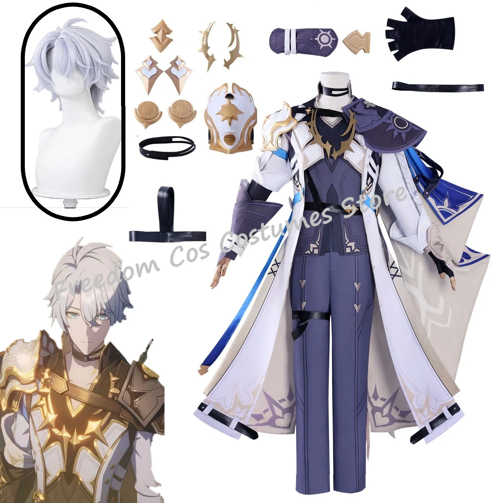 Game Honkai Star Rail Phainon Cosplay Costume Uniform Amphoreus The Eternal Land Shoulder Armor Halloween Party for Women Men
Game Honkai Star Rail Phainon Cosplay Costume Uniform Amphoreus The Eternal Land Shoulder Armor Halloween Party for Women Men