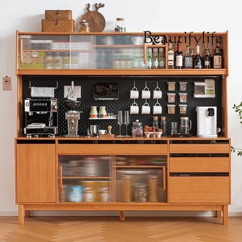 Nordic side cabinet solid wood home living room integrated against the wall Japanese kitchen high cabinet simple storage
Nordic side cabinet solid wood home living room integrated against the wall Japanese kitchen high cabinet simple storage