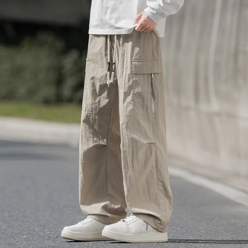 Men's Pants Straight Leg Cargo Military Casual Wear 2025 New Loose Fit Street Style Joggers Pants for Teen Boys Spring Autumn
Men's Pants Straight Leg Cargo Military Casual Wear 2025 New Loose Fit Street Style Joggers Pants for Teen Boys Spring Autumn