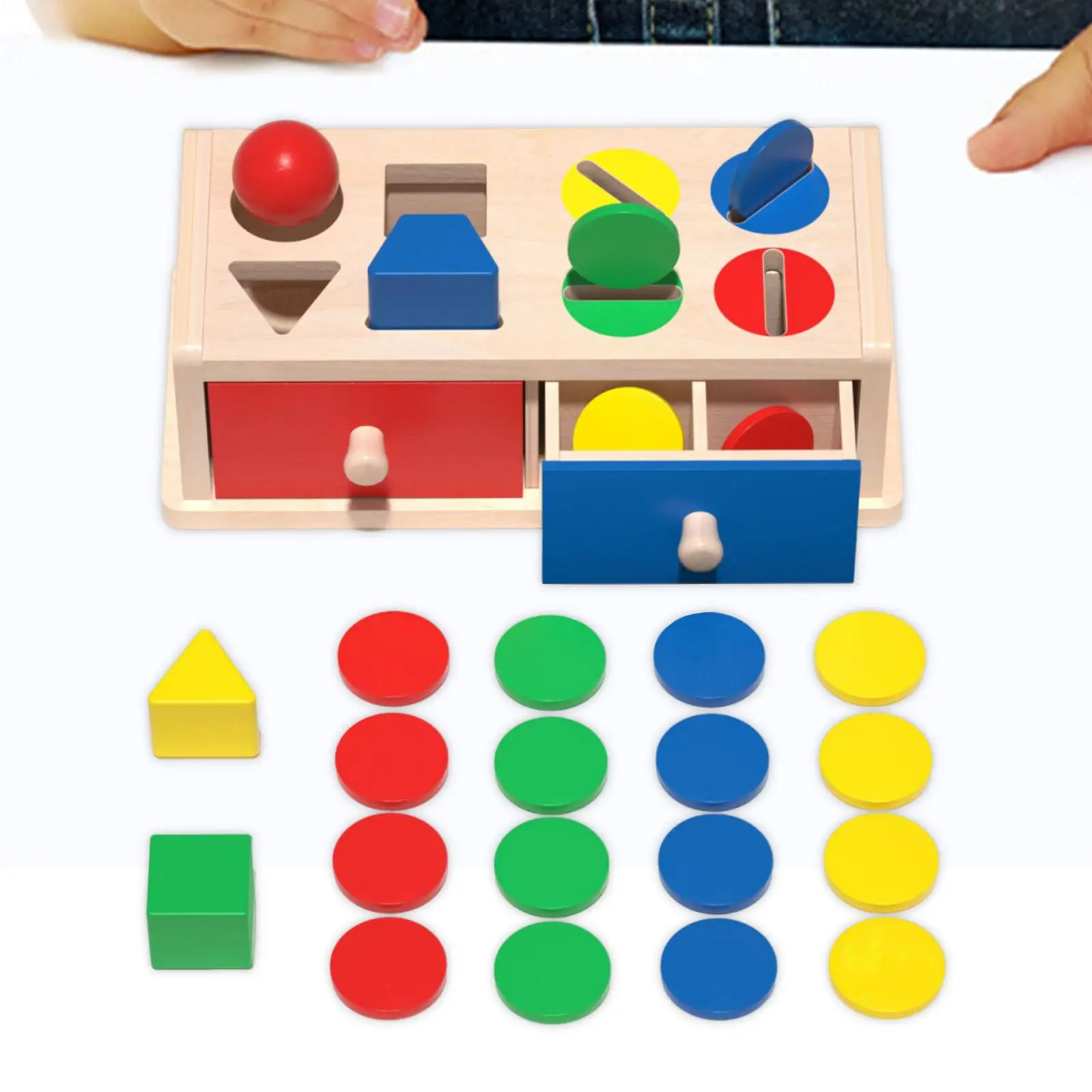 Toddlers Ball Matching Box Educational Early Montessori Toy Wooden Montessori Toy for Game Teaching Activity Birthday Training
Toddlers Ball Matching Box Educational Early Montessori Toy Wooden Montessori Toy for Game Teaching Activity Birthday Training