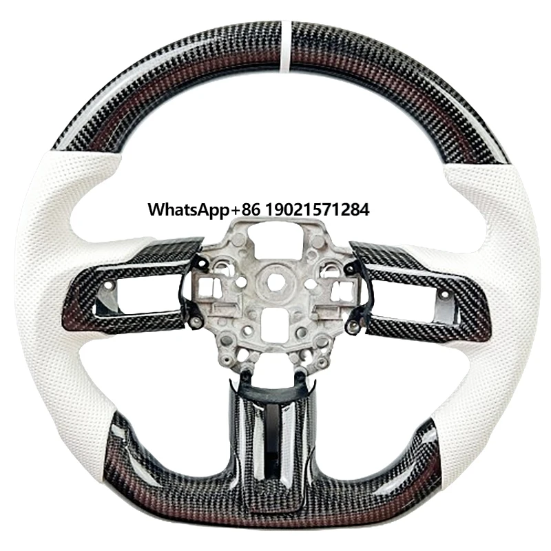 Customizable Perforated Leather Carbon Fiber Sports Design Steering Wheel for Ford Mustang 2015-2019 Fit Models
Customizable Perforated Leather Carbon Fiber Sports Design Steering Wheel for Ford Mustang 2015-2019 Fit Models