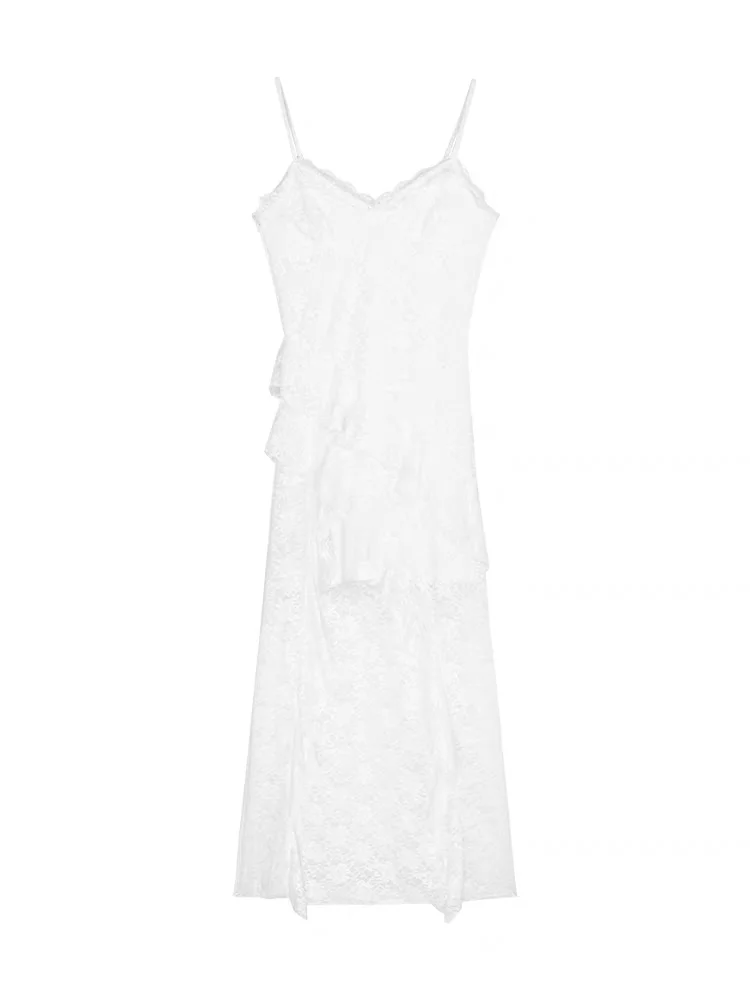 White Lace Spaghetti Sexy Dress For Women 2024 Robes Elegant Evening Party Women Dress Bodycon Up Down Summer Dress Vestidos
White Lace Spaghetti Sexy Dress For Women 2024 Robes Elegant Evening Party Women Dress Bodycon Up Down Summer Dress Vestidos
